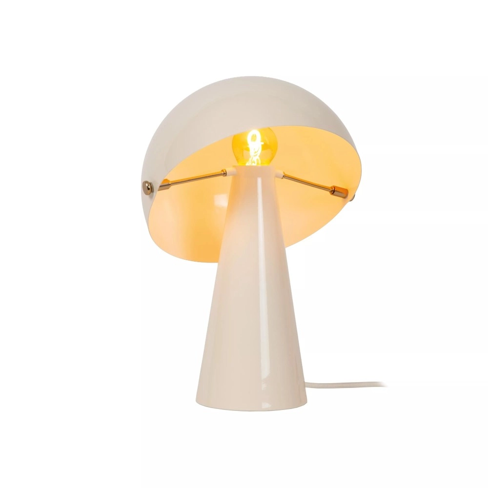 BARONE galda lampa Ø 23 cm, 1xE27, krēmkrāsas (Lucide)