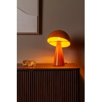 BARONE galda lampa Ø 23 cm, 1xE27, oranža (Lucide)