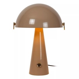 BARONE galda lampa Ø 38 cm, 1xE27, taupe (Lucide)