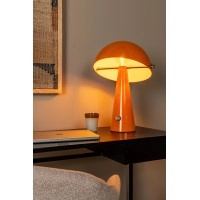 BARONE galda lampa Ø 38 cm, 1xE27, oranža (Lucide)