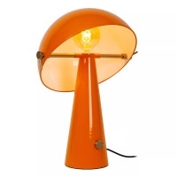 BARONE galda lampa Ø 38 cm, 1xE27, oranža (Lucide)
