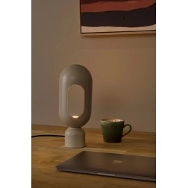 BARRIS galda lampa 39x32 cm 1xE27 taupe (Lucide)