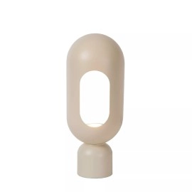 BARRIS galda lampa 39x32 cm 1xE27 taupe (Lucide)