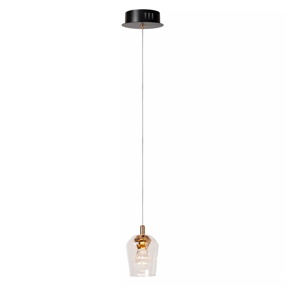 BERLIANE Piekaramā lampa LED dim 1x4W 2700K caurspīdīga (Lucide)