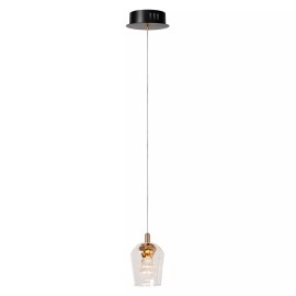 BERLIANE Piekaramā lampa LED dim 1x4W 2700K caurspīdīga (Lucide)