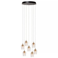 BERLIANE Piekaramā lampa LED dim 7x4W 2700K caurspīdīga (Lucide)