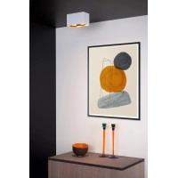 BIDO griestu prožektors 16,6x8,3 cm 2xGU10 balta (Lucide)