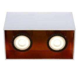 BIDO griestu prožektors 16,6x8,3 cm 2xGU10 balta (Lucide)