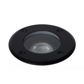 BILTIN āra iebūvējamais gaismeklis 1x35W GU10 IP67 melna (Lucide)