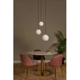 BINA piekaramā lampa Ø40 cm 3 x E27 balta porcelāna (Lucide)