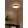 BISKIT vannas istabas griestu lampa Ø28 cm LED 1x18W 2700K IP44 ar kustības sensoru melna (Lucide)