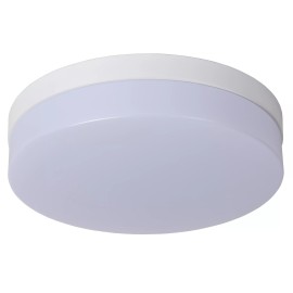 BISKIT vannas istabas griestu lampa Ø28 cm LED 1x18W 2700K IP44 ar kustības sensoru balta (Lucide)