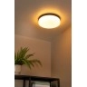 BISKIT vannas istabas griestu lampa Ø34,5 cm LED 1x24W 2700K IP44 ar kustības sensoru melna (Lucide)