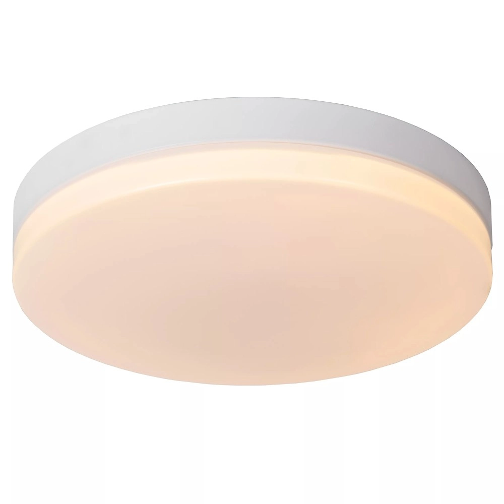 BISKIT vannas istabas griestu lampa Ø40 cm LED 1x36W 2700K IP44 ar kustības sensoru balta (Lucide)