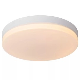 BISKIT vannas istabas griestu lampa Ø40 cm LED 1x36W 2700K IP44 ar kustības sensoru balta (Lucide)