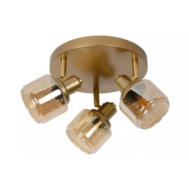 BJORN griestu prožektors Ø38 cm 3xE14 matēta zelta / misiņa (Lucide)