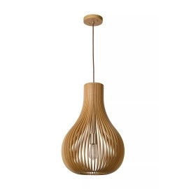 BODO Piekaramā lampa 1x60W E27 gaiša koka (Lucide)