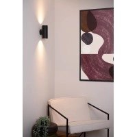 BONDI sienas prožektors 2 x 50 W GU10 melns (Lucide)