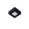BRICE-LED vannas istabas griestu lampa 10x10 cm LED dimmējama 8W 3000K IP44 melna (Lucide)