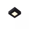 BRICE-LED vannas istabas griestu lampa 10x10 cm LED dimmējama 8W 3000K IP44 melna (Lucide)