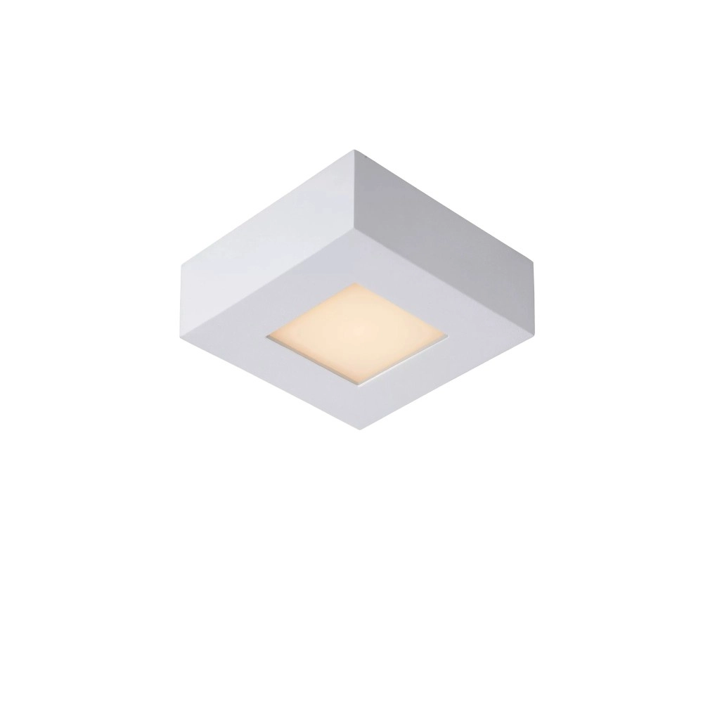 BRICE-LED vannas istabas griestu lampa 10x10 cm LED dimmējama 8W 3000K IP44 balta (Lucide)