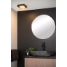 BRICE-LED vannas istabas griestu lampa 16x16 cm LED dimmējama 15W 3000K IP44 melna (Lucide)