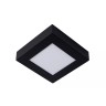 BRICE-LED vannas istabas griestu lampa 16x16 cm LED dimmējama 15W 3000K IP44 melna (Lucide)