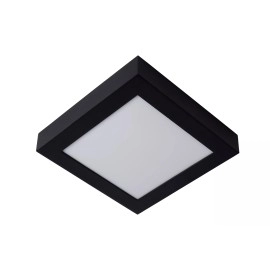 BRICE-LED vannas istabas griestu lampa 22x22 cm LED dimmējama 22W 3000K IP44 melna (Lucide)