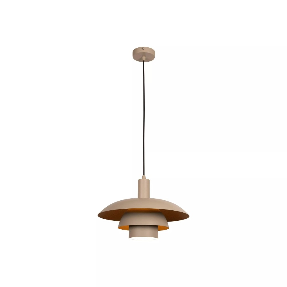 BRUNO piekaramā lampa Ø 38 cm 1xE27, taupe (Lucide)
