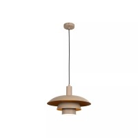 BRUNO piekaramā lampa Ø 38 cm 1xE27, taupe (Lucide)