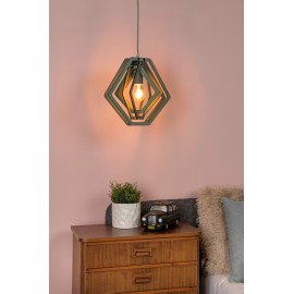 MAURO E27 bērnu piekaramā lampa zaļa (Lucide)