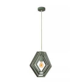 MAURO E27 bērnu piekaramā lampa zaļa (Lucide)
