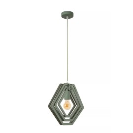 MAURO E27 bērnu piekaramā lampa zaļa (Lucide)