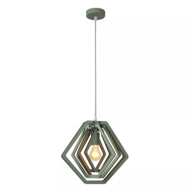 MAURO E27 bērnu piekaramā lampa zaļa (Lucide)