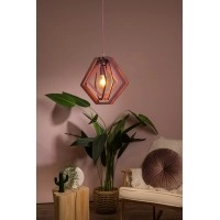 MAURO E27 bērnu piekaramā lampa rozā (Lucide)