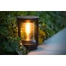 CADIX āra stabiņa lampa 1x15W E27 IP65 melna (Lucide)
