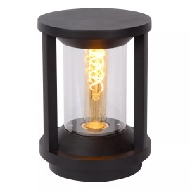 CADIX āra stabiņa lampa 1x15W E27 IP65 melna (Lucide)