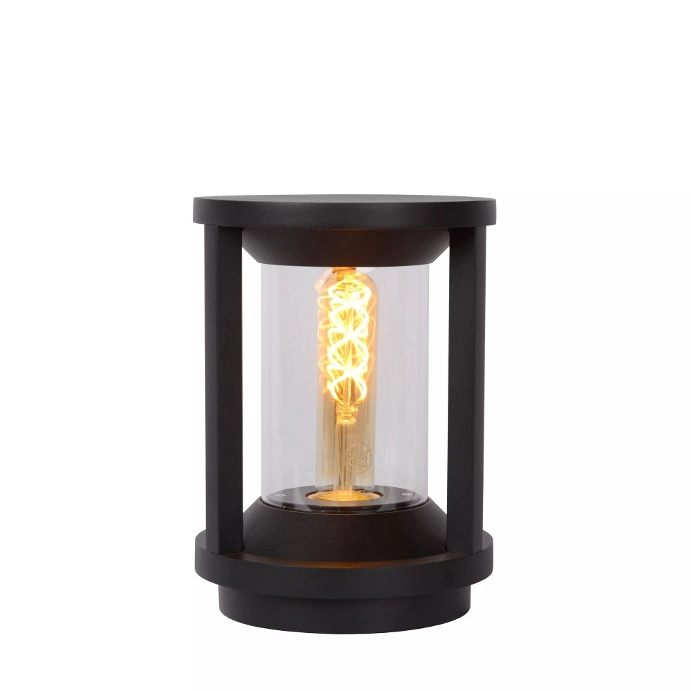 CADIX āra stabiņa lampa 1x15W E27 IP65 melna (Lucide)