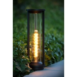 CADIX āra stabiņa lampa 1x15W E27 IP65 melna (Lucide)