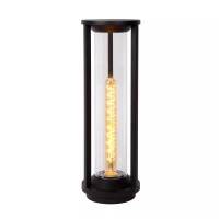 CADIX āra stabiņa lampa 1x15W E27 IP65 melna (Lucide)