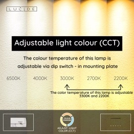 CALINA piekaramā lampa LED 5x8,2 W CCT kafijas/dzintara krāsā (Lucide)