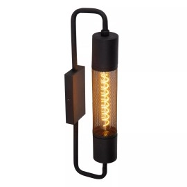 CALIXT sienas lampa augstums 51 cm 1xE27 melna (Lucide)