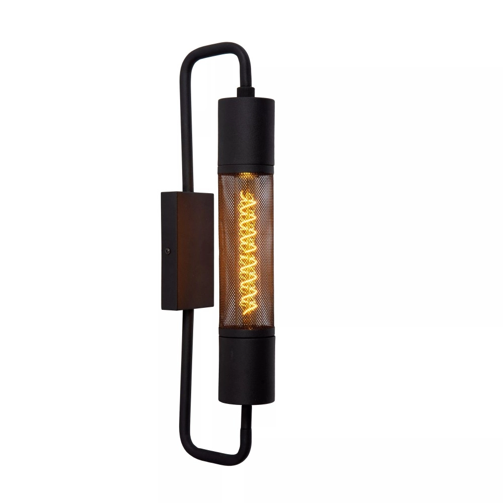 CALIXT sienas lampa augstums 51 cm 1xE27 melna (Lucide)