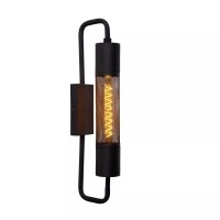 CALIXT sienas lampa augstums 51 cm 1xE27 melna (Lucide)