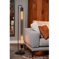 CALIXT stāvlampa augstums 130 cm 2xE27 melna (Lucide)