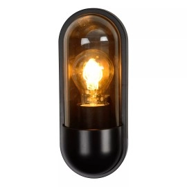 CAPSULE āra sienas lampa 1xE27 melna (Lucide)