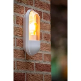 CAPSULE āra sienas lampa 1×15W E27 balta (Lucide)