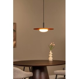 CARMINO piekaramā lampa Ø 38,7 cm, LED 8W 2700K, terakotas krāsā (Lucide)