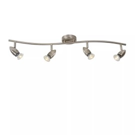 CARO-LED griestu prožektors GU10 4 x 5 W 2700K satīna hroms (Lucide)