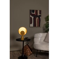 CASTAMAR galda lampa Ø25,5 cm LED 8W 2100K okera dzeltena (Lucide)